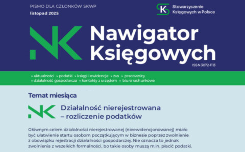 Zapraszamy do lektury kolejnego Nawigatora Księgowych – 11/2025❗👍💻