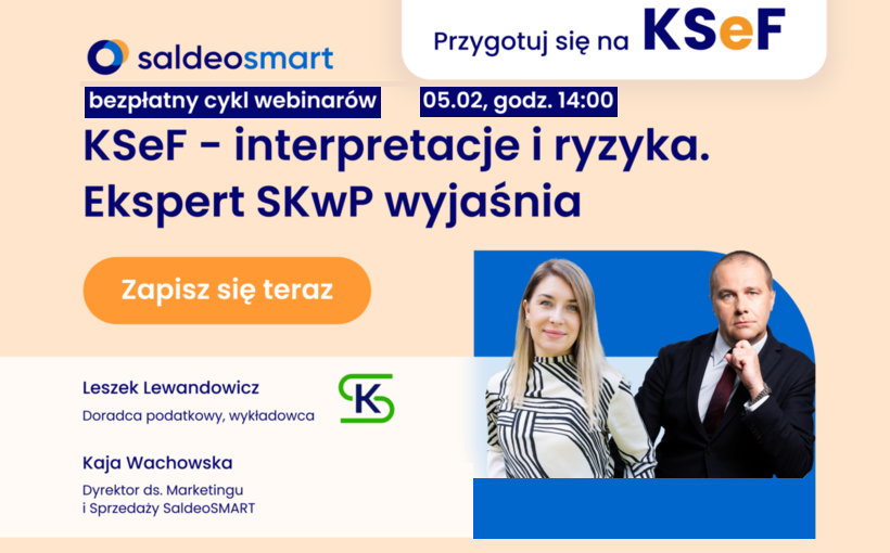 Kolejny bezpłatny webinar z cyklu KSeF już 5 lutego 2026 roku, godz.14:00❗👍💻😊