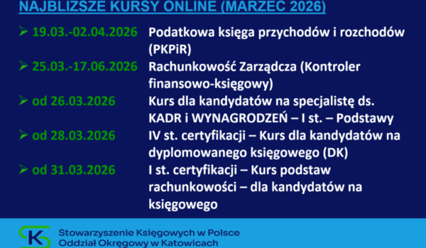 Serdecznie zapraszamy❗ do uczestnictwa w najbliższych – MARCOWYCH – kursach online – 19.-31.03.2026👍💻👩‍🎓👨‍🎓😊