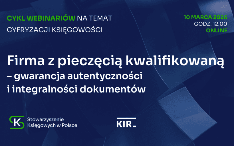 Zapraszamy na bezpłatny cykl WEBINARÓW na temat cyfryzacji księgowości❗👍💻😊