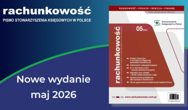 Numer 5/2026 Rachunkowości już jest❗👍😊