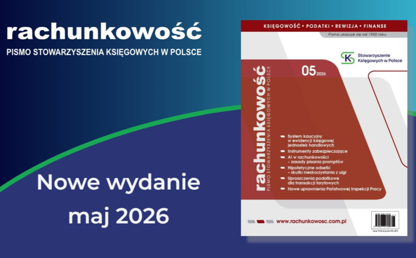 Numer 5/2026 Rachunkowości już jest❗👍😊